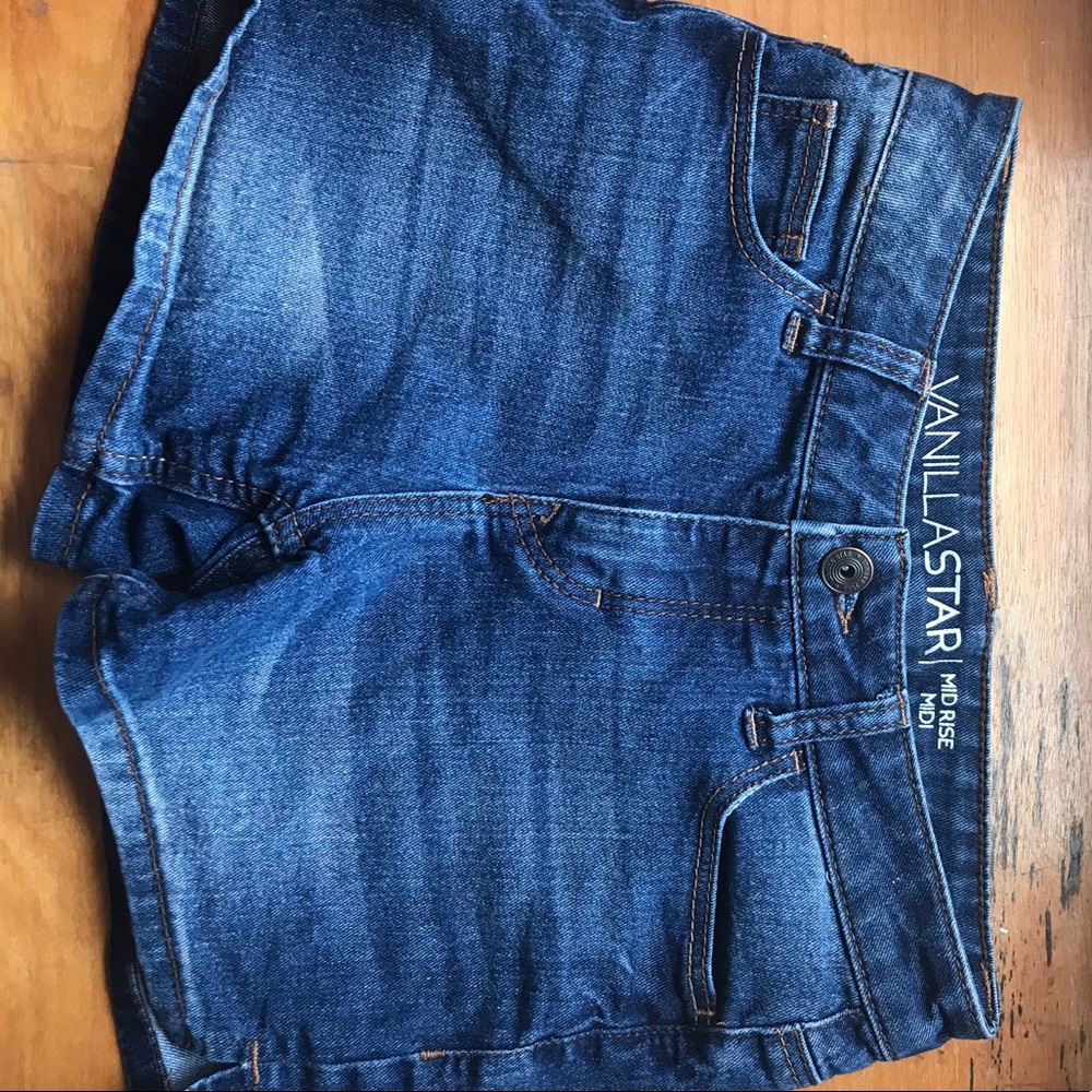 Dark Wash Denim Shorts
